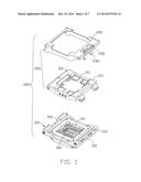 BURN-IN SOCKET WITH A HEAT SINK diagram and image