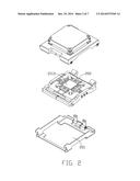 BURN-IN SOCKET WITH A HEAT SINK diagram and image