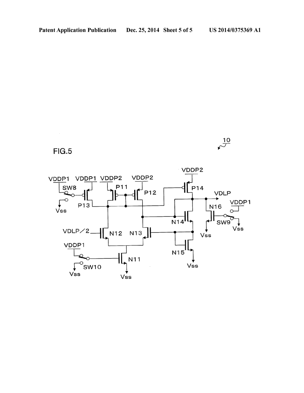 SUPPLY VOLTAGE GENERATING CIRCUIT - diagram, schematic, and image 06