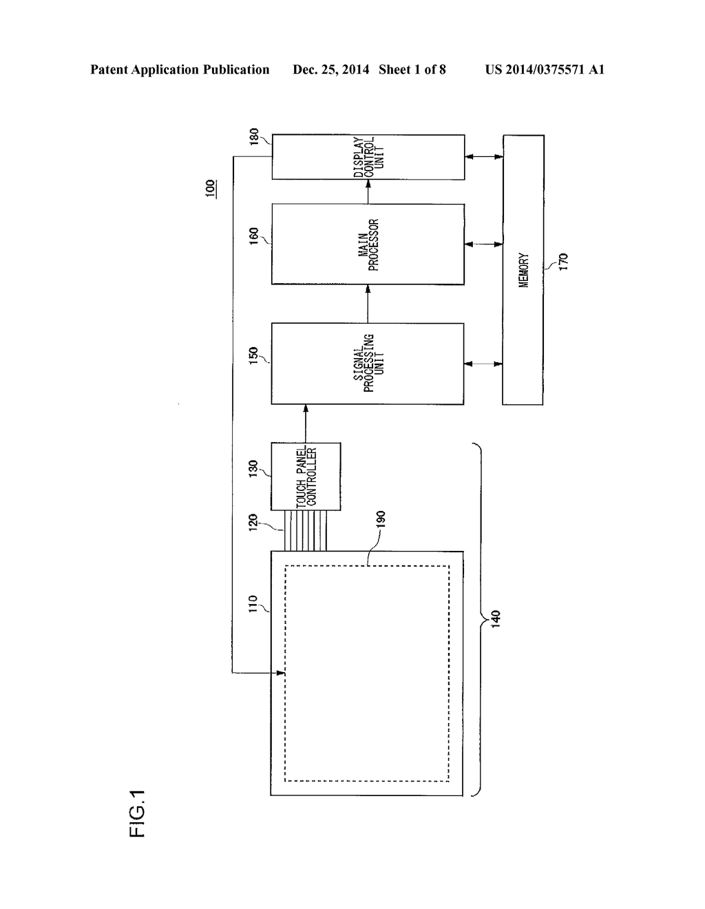 SIGNAL PROCESSING DEVICE, TOUCH PANEL UNIT, INFORMATION PROCESSOR, AND     SIGNAL PROCESSING METHOD - diagram, schematic, and image 02