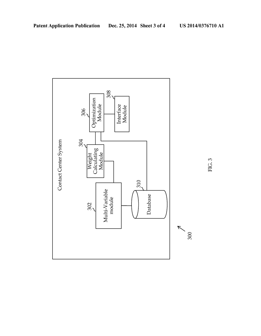 METHOD AND SYSTEM FOR OPTIMIZING PERFORMANCE WITHIN A CONTACT CENTER - diagram, schematic, and image 04