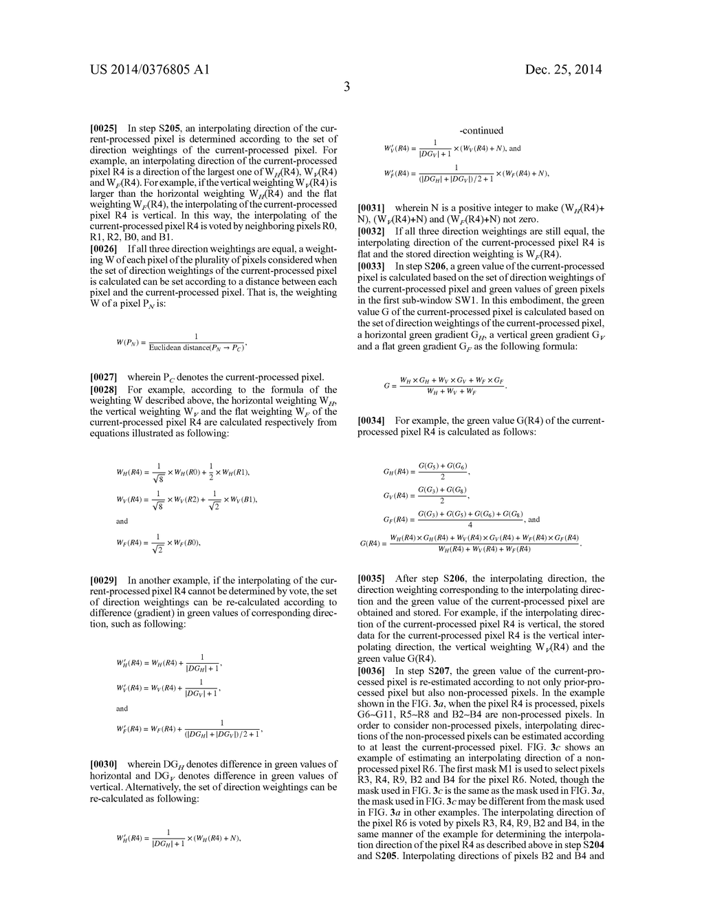 METHOD FOR DEMOSAICKING - diagram, schematic, and image 15