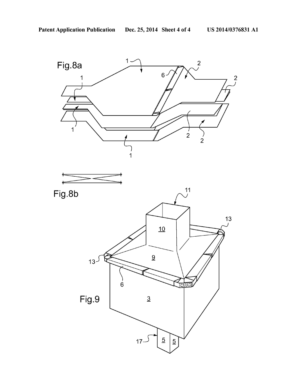 METHOD FOR MANUFACTURING A LARGE-CAPACITY FLEXIBLE CONTAINER, FLEXIBLE     CONTAINER OBTAINED, AND CORRESPONDING PACKAGING - diagram, schematic, and image 05