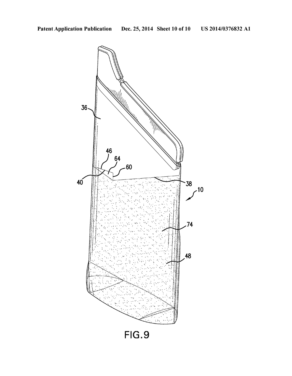 Liquid Sequestration Bag with Pinch Closure - diagram, schematic, and image 11