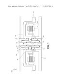 ROTATING SHAFT TOP COVER ATTACHED MOTOR diagram and image