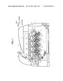 Image Forming Device Provided with Cleaner, Waste Toner Accommodating     Portion, and Paper Guide Disposed Between Cleaner and Waste Toner     Accommodating Portion diagram and image