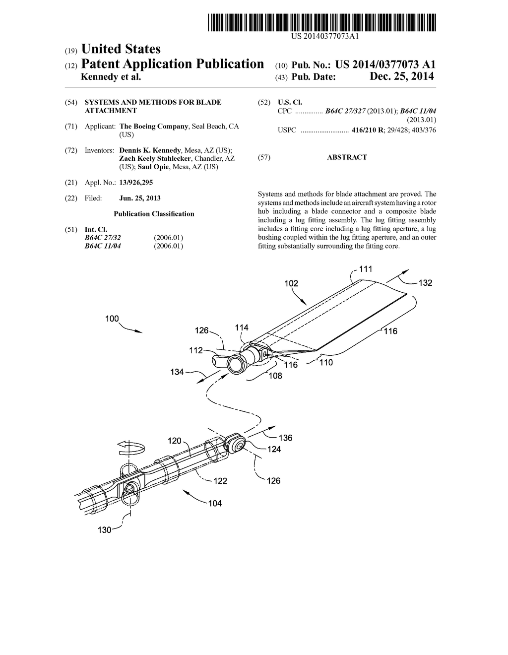 SYSTEMS AND METHODS FOR BLADE ATTACHMENT - diagram, schematic, and image 01