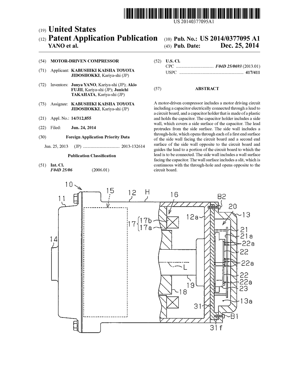 MOTOR-DRIVEN COMPRESSOR - diagram, schematic, and image 01