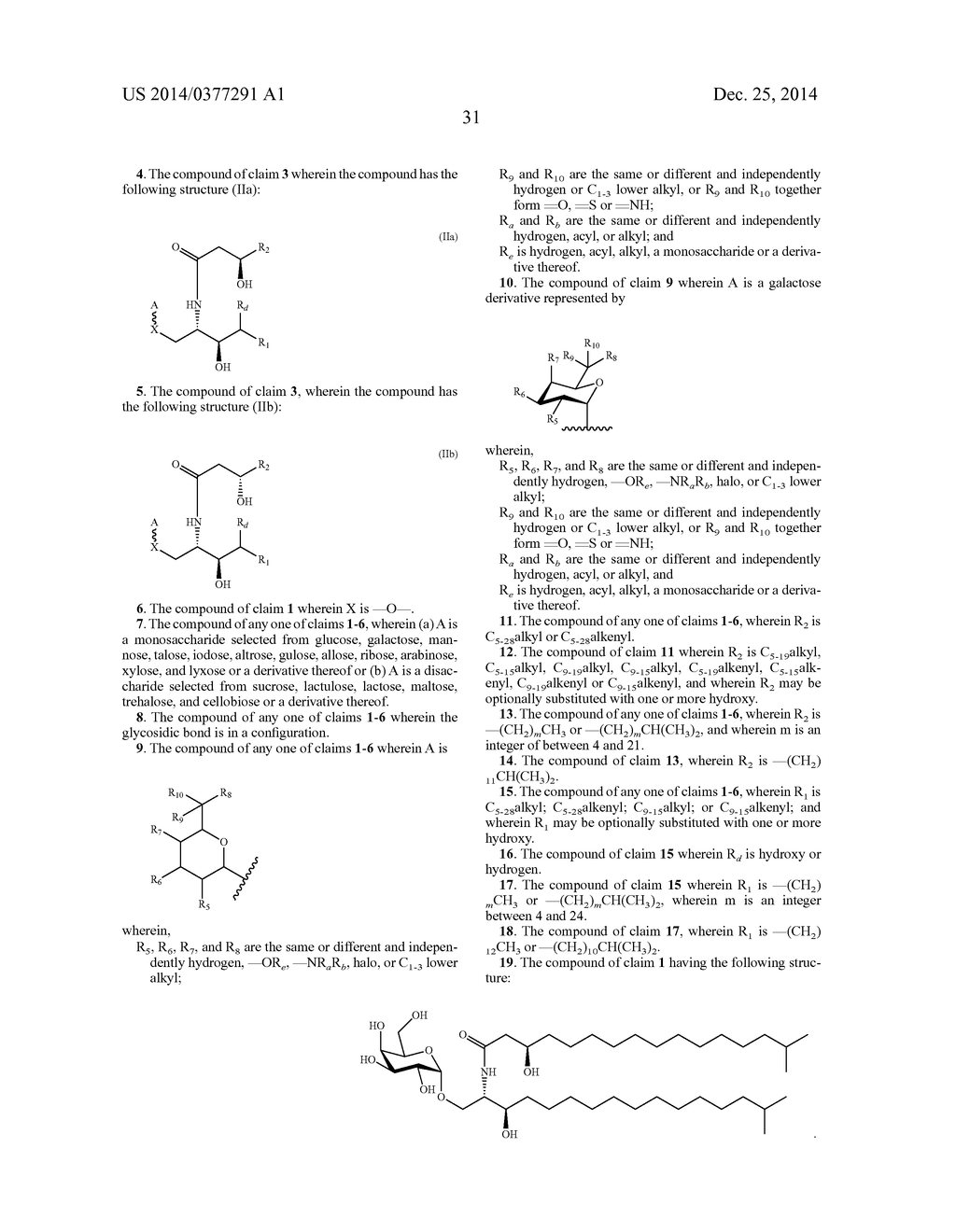 GLYCOSPHINGOLIPIDS FOR USE IN MODULATING IMMUNE RESPONSES - diagram, schematic, and image 50