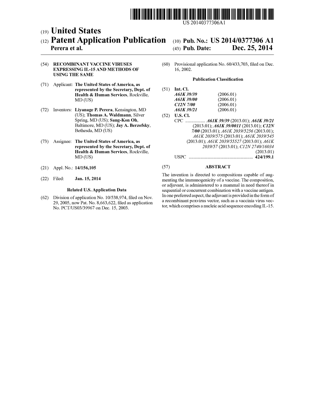 RECOMBINANT VACCINE VIRUSES EXPRESSING IL-15 AND METHODS OF USING THE SAME - diagram, schematic, and image 01