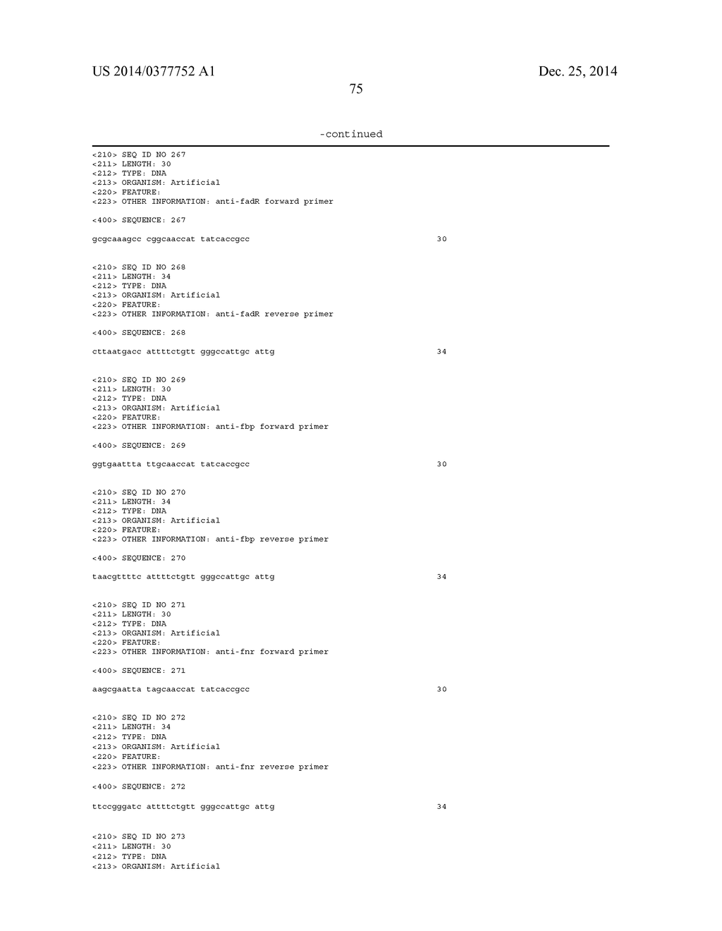 NOVEL SYNTHESIS-REGULATING SRNA AND METHOD FOR PREPARING SAME - diagram, schematic, and image 106