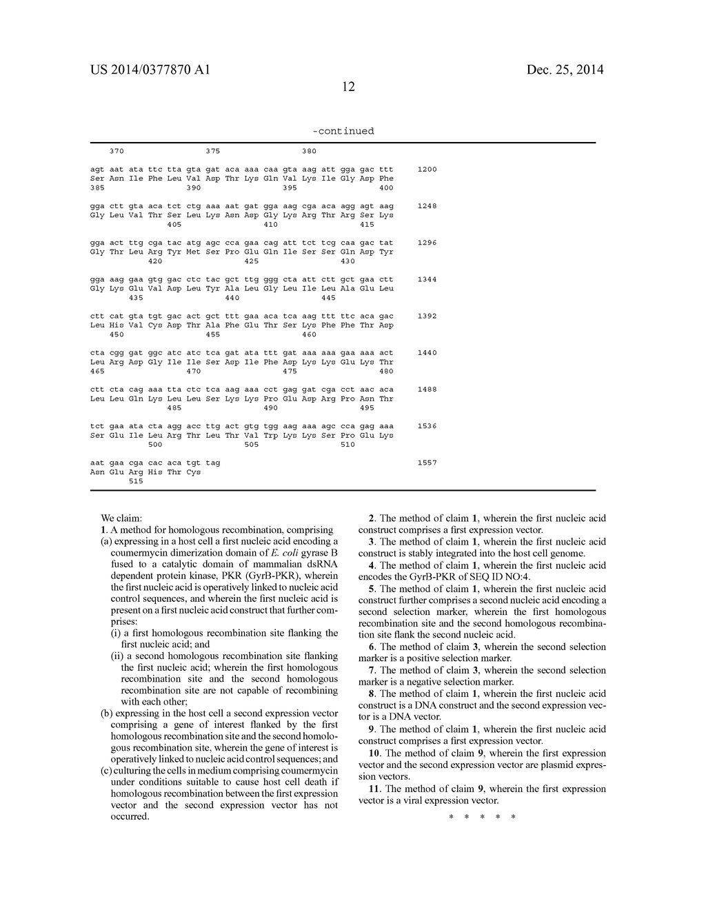 METHOD FOR INSERTING GENETIC MATERIAL INTO GENOMIC DNA - diagram, schematic, and image 17