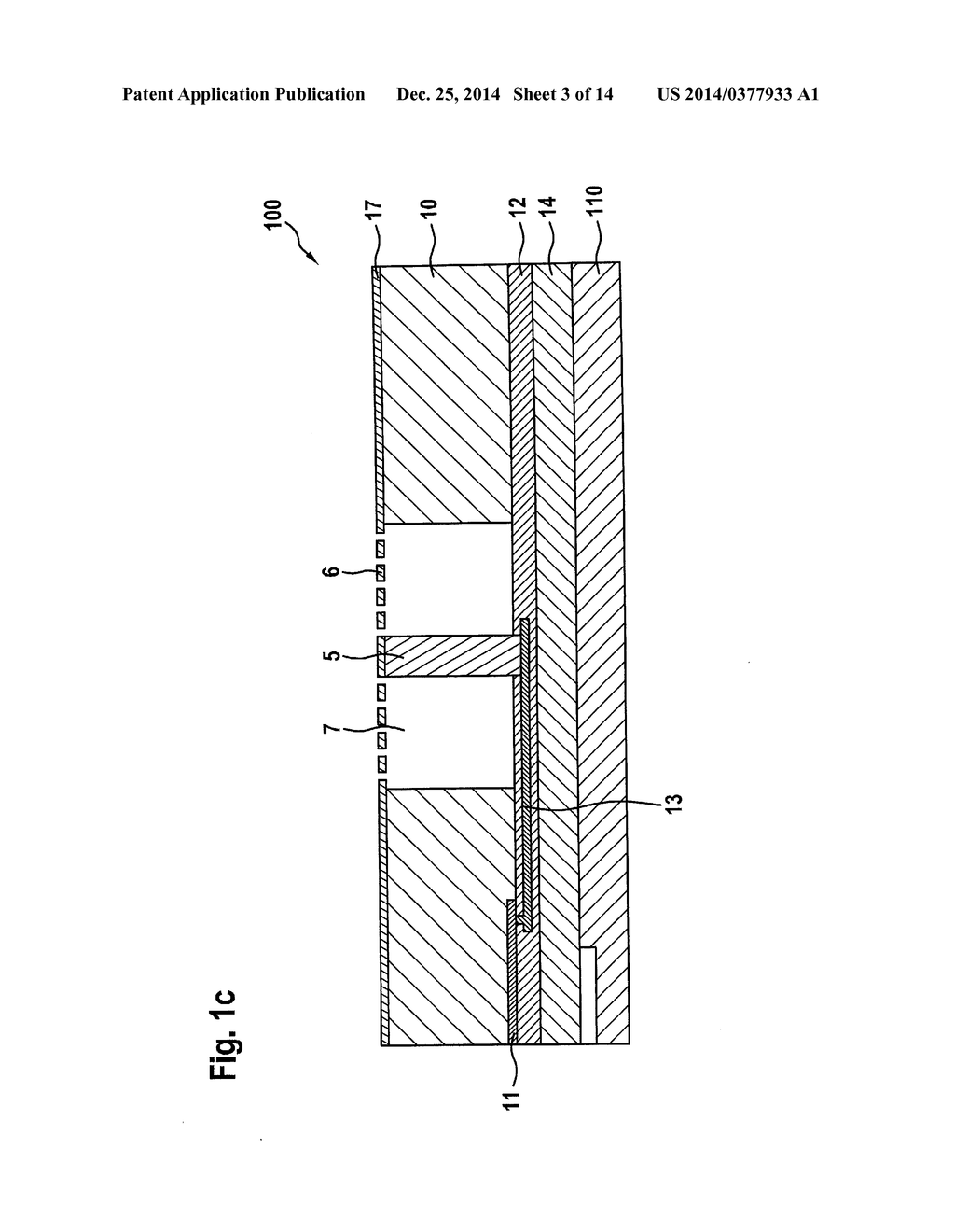 METHOD FOR PRODUCING A METAL STRUCTURE IN A SEMICONDUCTOR SUBSTRATE - diagram, schematic, and image 04