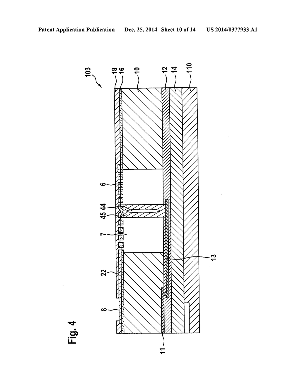 METHOD FOR PRODUCING A METAL STRUCTURE IN A SEMICONDUCTOR SUBSTRATE - diagram, schematic, and image 11