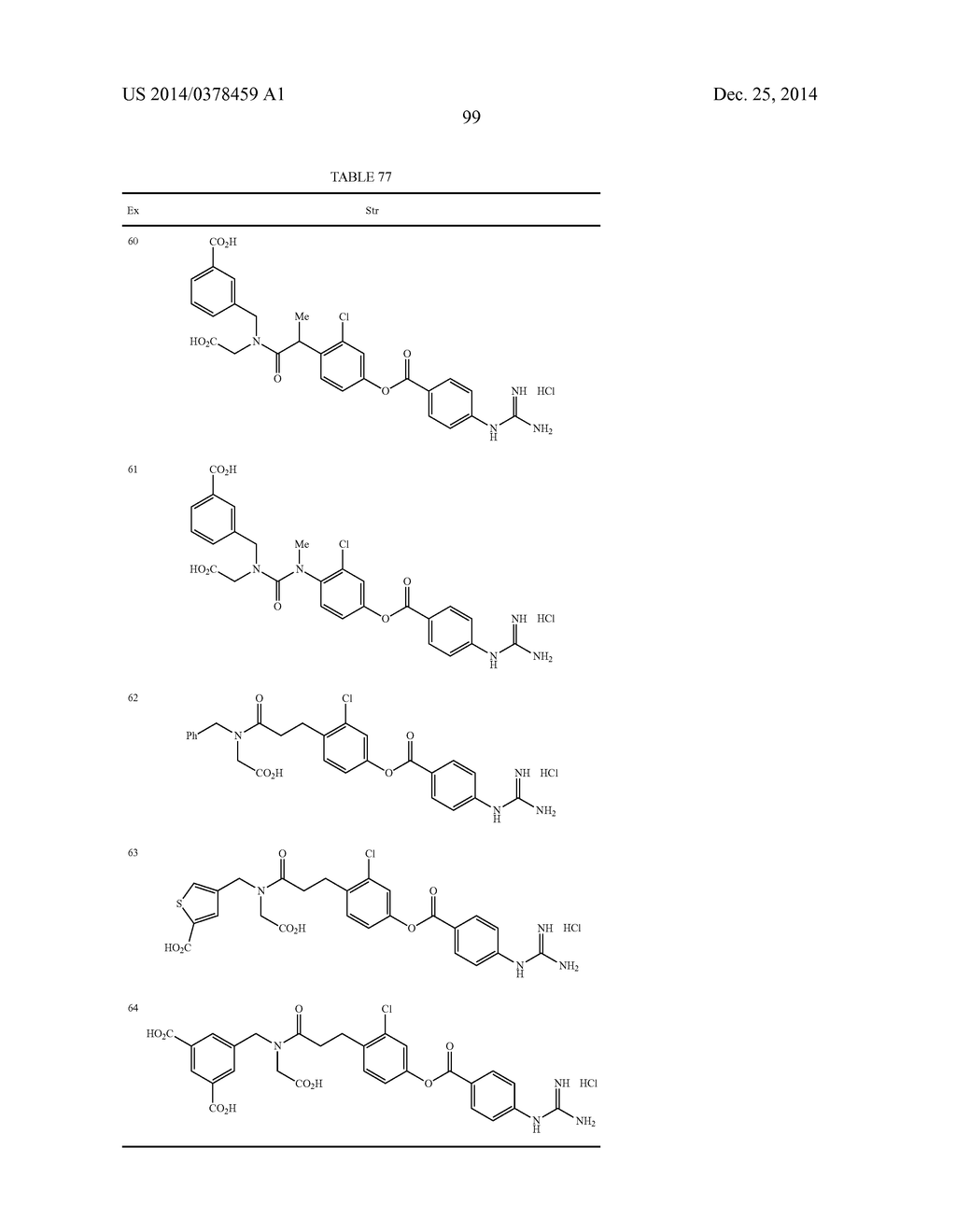GUANIDINOBENZOIC ACID COMPOUND - diagram, schematic, and image 100
