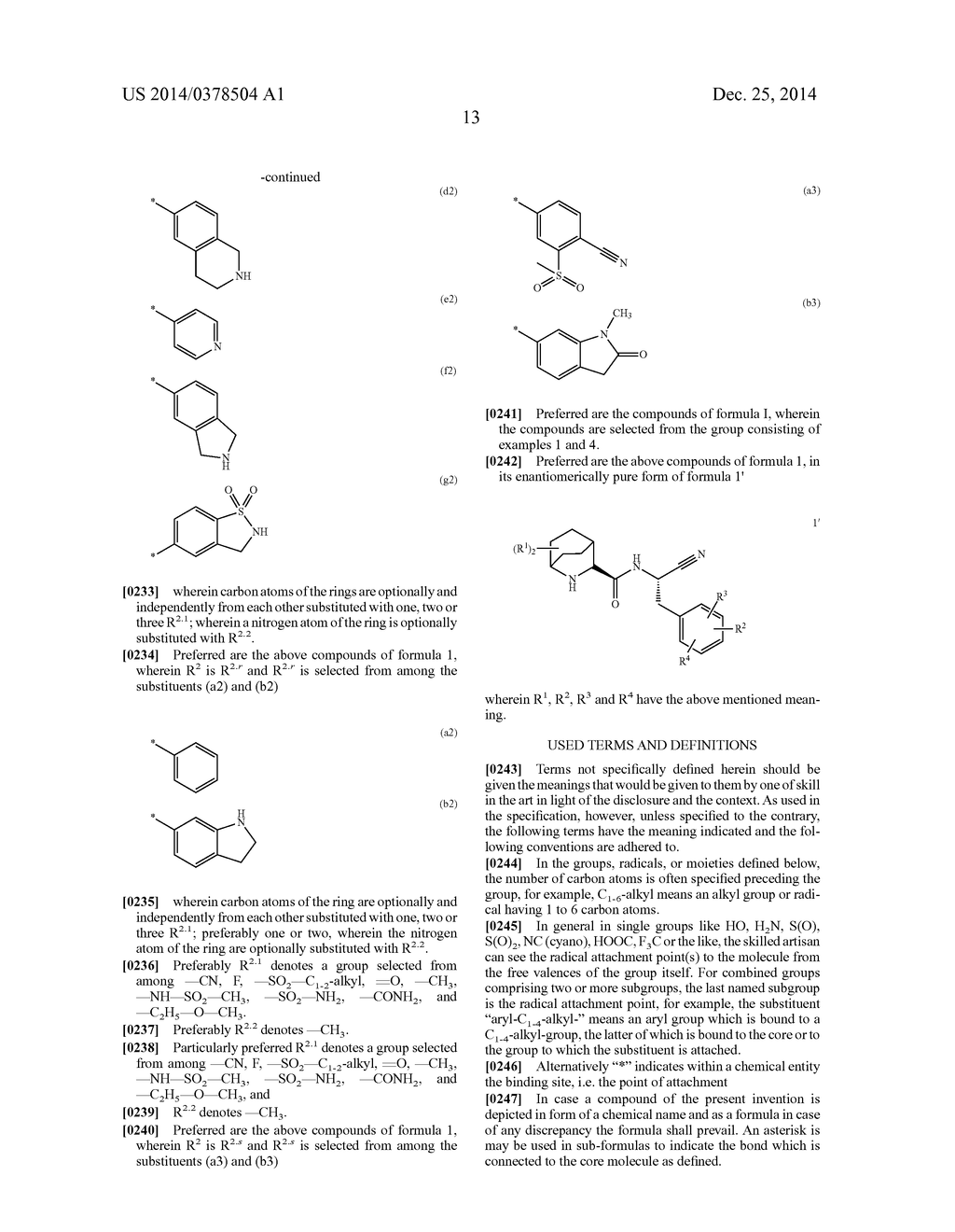 METHOD OF USING SUBSTITUTED 2-AZA-BICYCLO[2.2.2]OCTANE-3-CARBOXYLIC ACID     (BENZYL-CYANO-METHYL)-AMIDES INHIBITORS OF CATHEPSIN C - diagram, schematic, and image 14