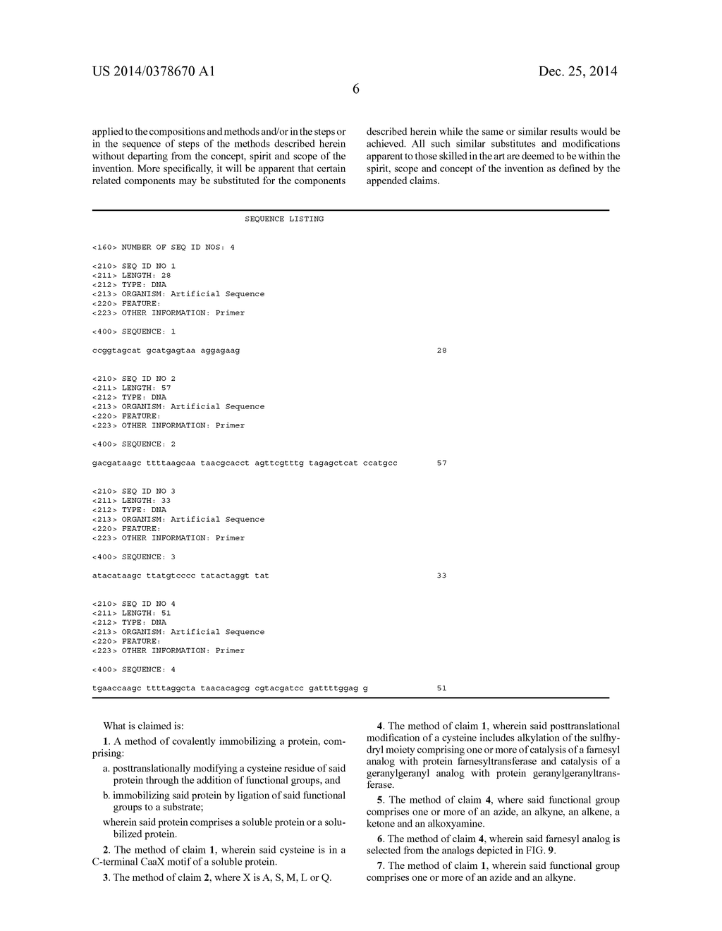 Immobilized Proteins and Methods and Uses Thereof - diagram, schematic, and image 20