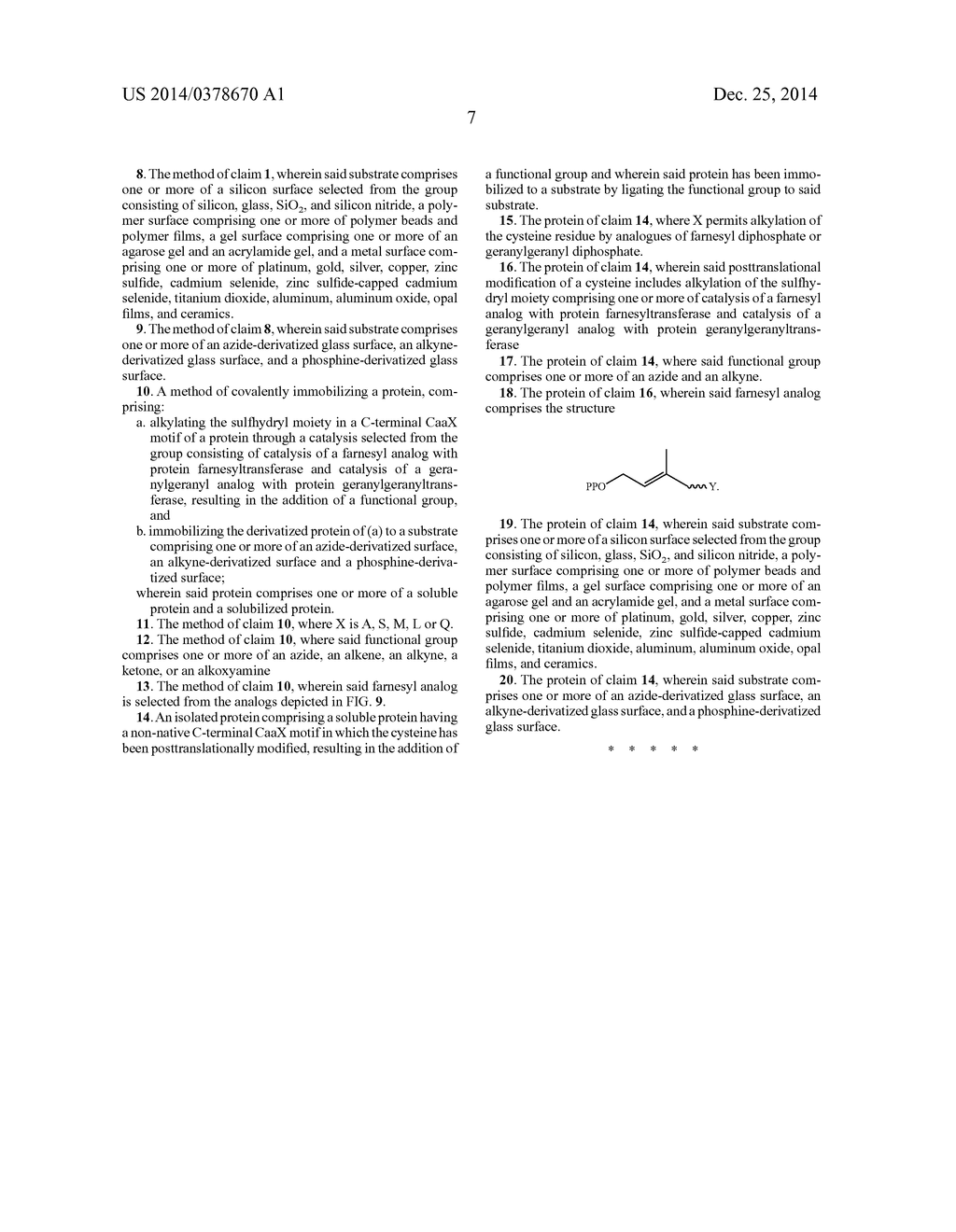 Immobilized Proteins and Methods and Uses Thereof - diagram, schematic, and image 21