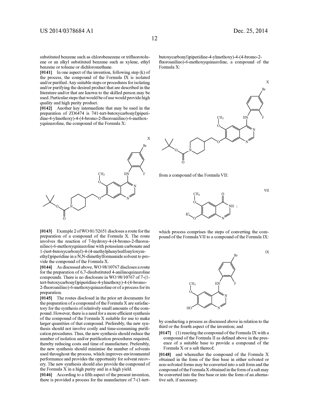 Chemical Process for the Synthesis of     4-(4-bromo-2-fluoroanilino)-6-methoxy-7-(1-methylpiperidin-4-ylmethoxy)qu-    inazoline - diagram, schematic, and image 14