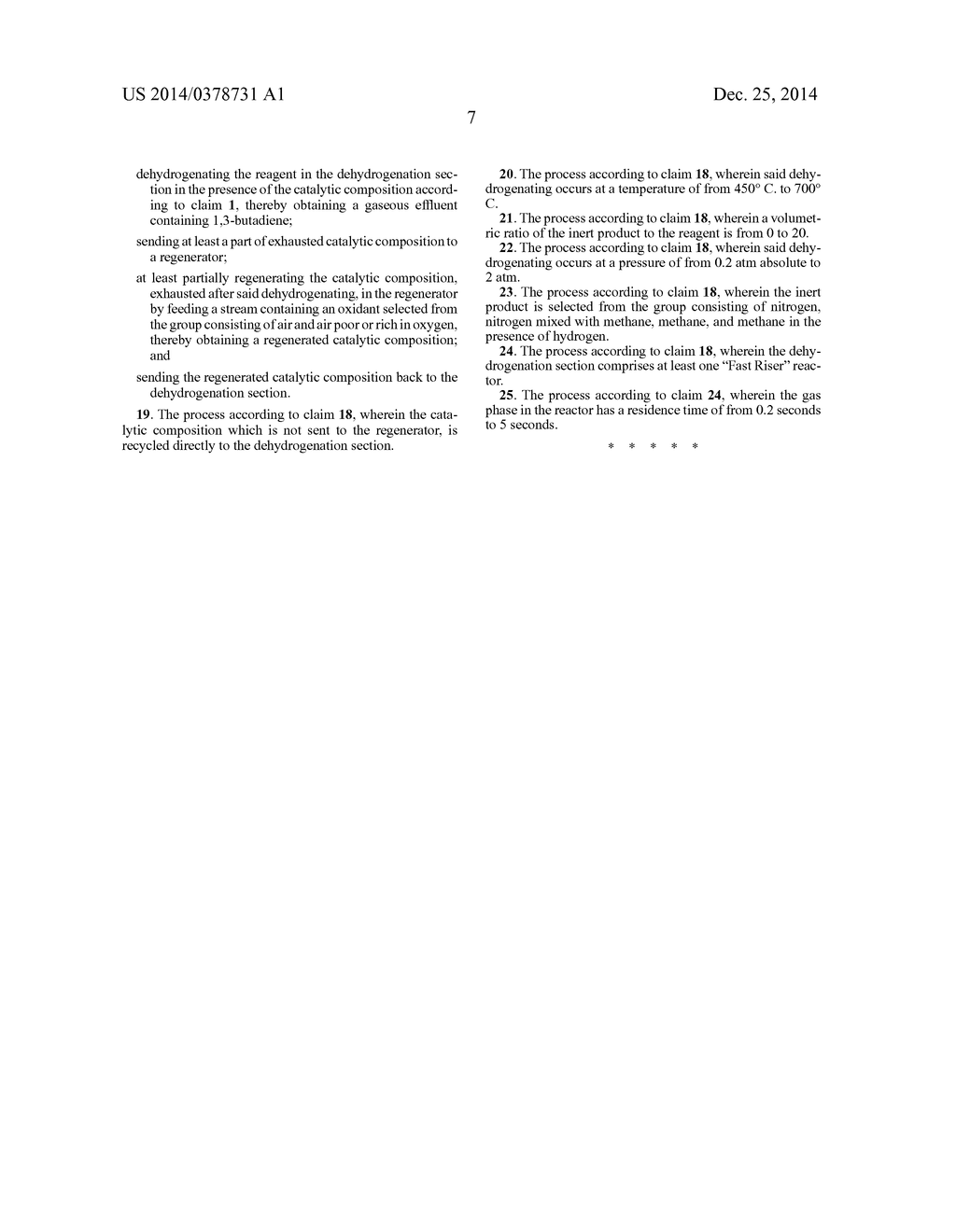 CATALYTIC COMPOSITION AND PROCESS FOR THE DEHYDROGENATION OF BUTENES OR     MIXTURES OF BUTANES AND BUTENES TO GIVE 1,3-BUTADIENE - diagram, schematic, and image 09