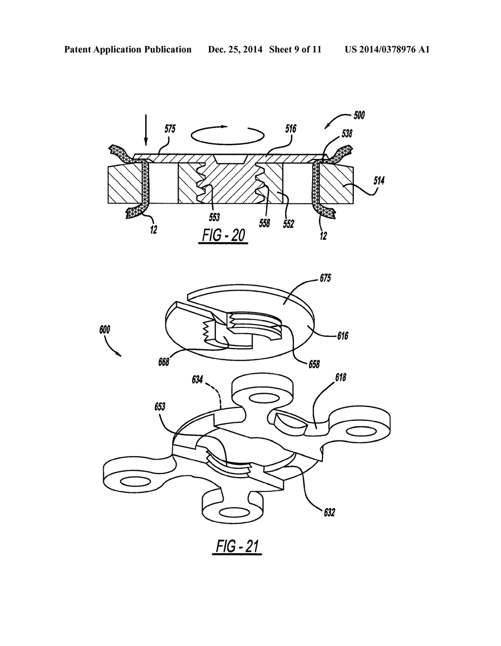 LOCKING MECHANISM TO SECURE ENDS OF AN IMPLANTABLE FABRIC - diagram, schematic, and image 10