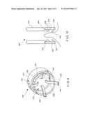 Hemostasis Device With One Way Trap diagram and image