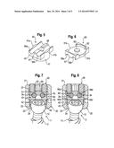 BONE ANCHORING DEVICE AND STABILIZATION DEVICE FOR BONE PARTS OR VERTEBRAE     COMPRISING SUCH A BONE ANCHORING DEVICE diagram and image