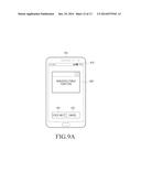 MOBILE TERMINAL AND METHOD FOR DETECTING A GESTURE TO CONTROL FUNCTIONS diagram and image