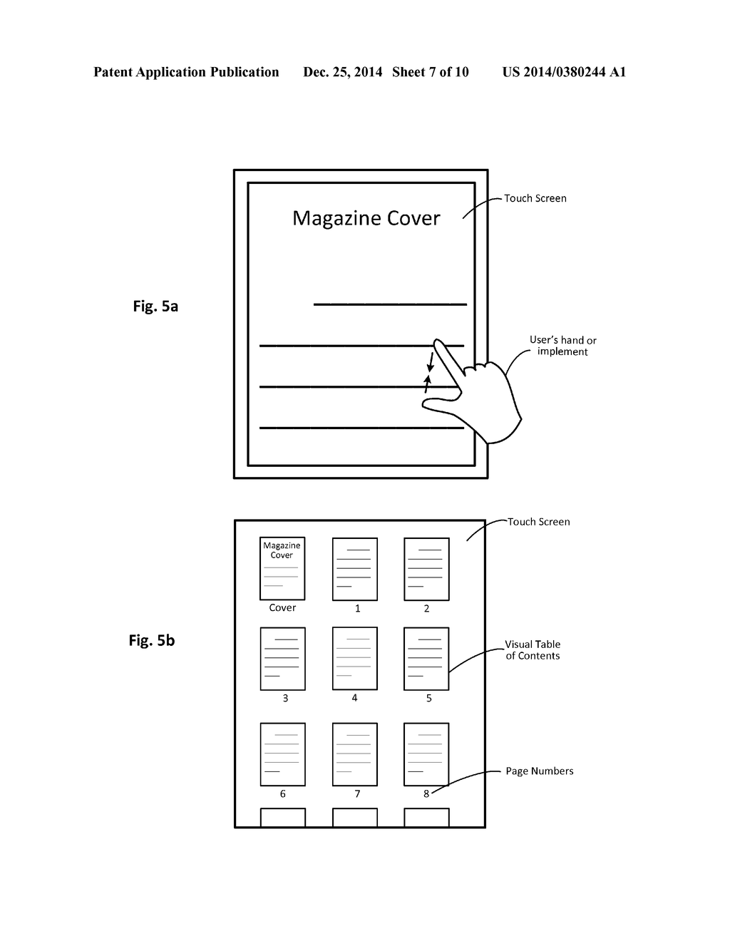 VISUAL TABLE OF CONTENTS FOR TOUCH SENSITIVE DEVICES - diagram, schematic, and image 08