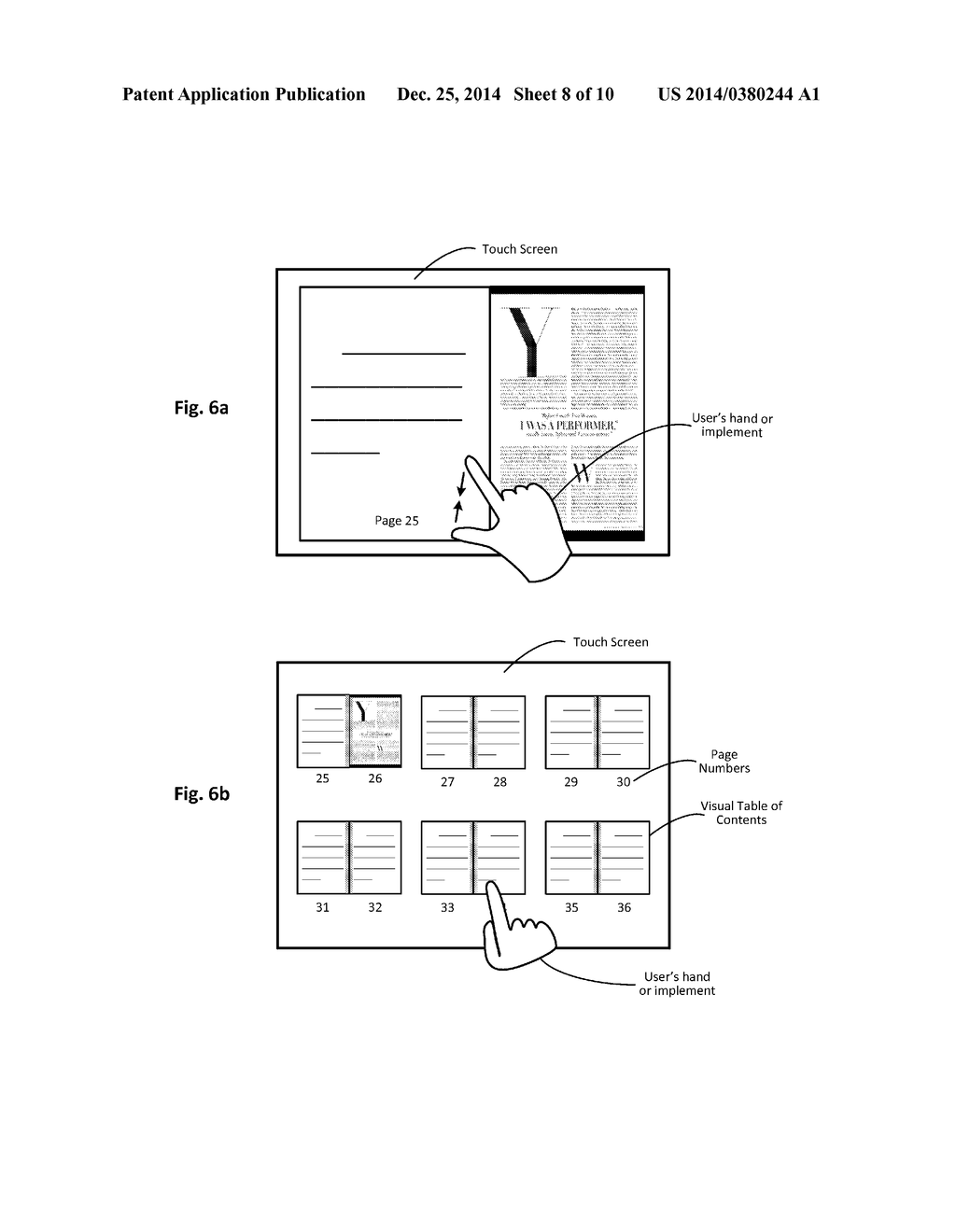 VISUAL TABLE OF CONTENTS FOR TOUCH SENSITIVE DEVICES - diagram, schematic, and image 09