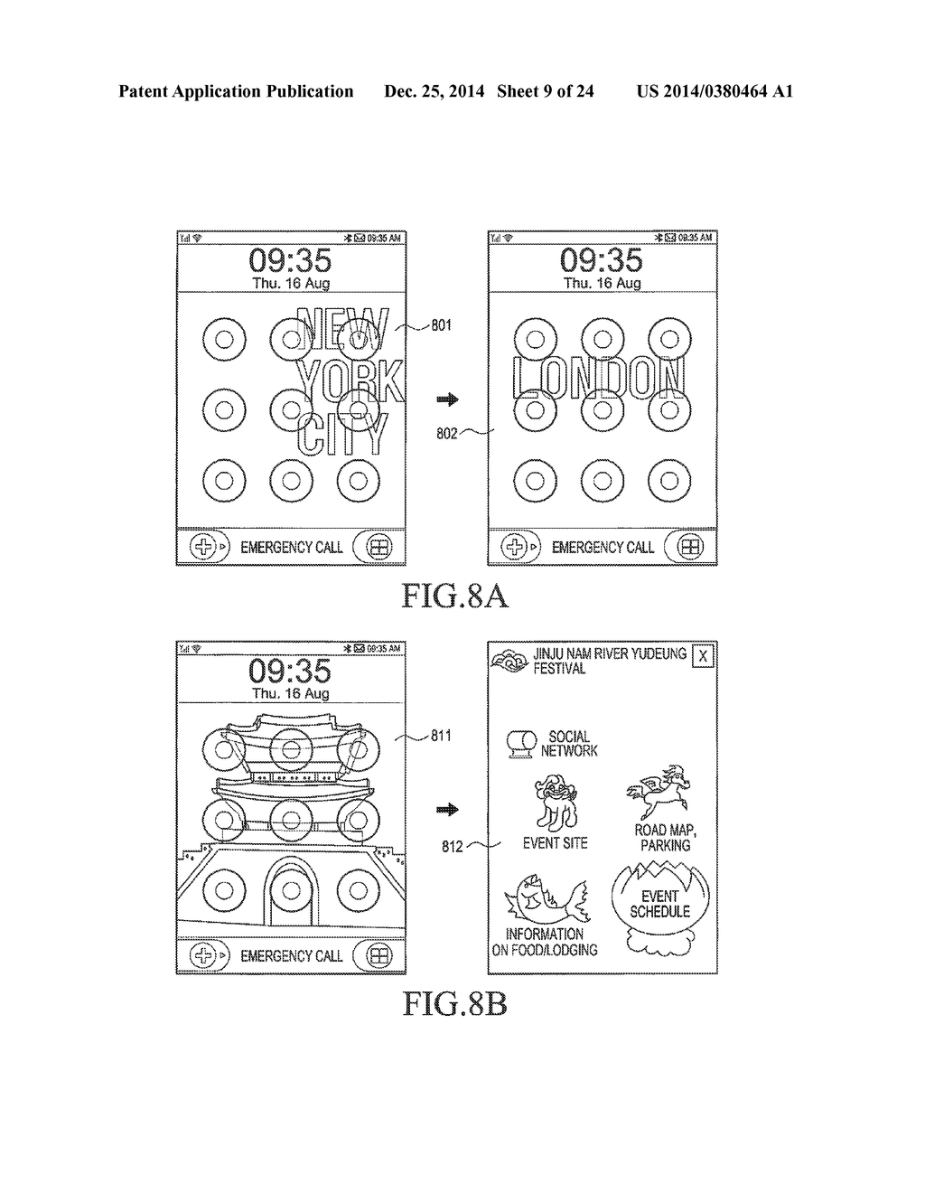 ELECTRONIC DEVICE FOR DISPLAYING LOCK SCREEN AND METHOD OF CONTROLLING THE     SAME - diagram, schematic, and image 10