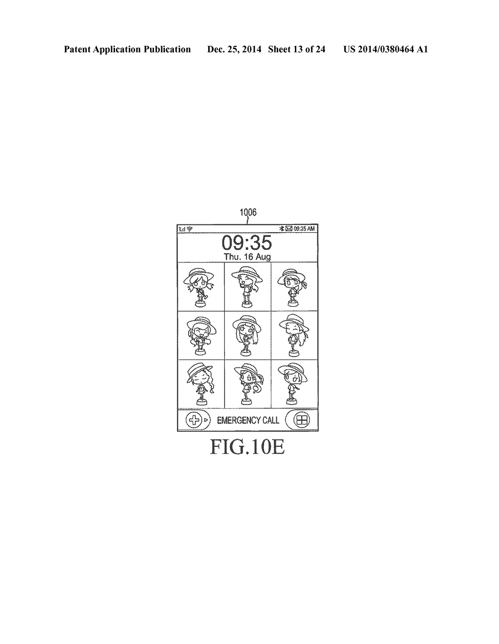ELECTRONIC DEVICE FOR DISPLAYING LOCK SCREEN AND METHOD OF CONTROLLING THE     SAME - diagram, schematic, and image 14