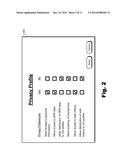 METHODS AND SYSTEMS FOR DETERMINING A COMPLIANCE LEVEL OF AN APPLICATION     WITH RESPECT TO A PRIVACY PROFILE ASSOCIATED WITH A USER diagram and image