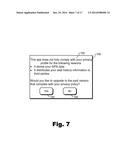 METHODS AND SYSTEMS FOR DETERMINING A COMPLIANCE LEVEL OF AN APPLICATION     WITH RESPECT TO A PRIVACY PROFILE ASSOCIATED WITH A USER diagram and image