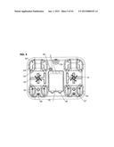 Planter for hybrid container-gardening system diagram and image