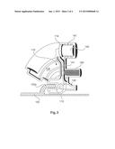 Aircraft oxygen emergency apparatus with quick release box diagram and image