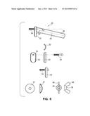 TUBULAR CRUTCH WITH A CANTILEVER HANDLE diagram and image