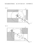 IMAGE PROCESSING PROGRAM AND IMAGE PROCESSING DEVICE FOR MOVING DISPLAY     AREA diagram and image