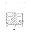 SCREW-BASED DISPENSER HAVING LOCKING ELEVATOR AND ELEVATOR RETENTION     MECHANISM diagram and image