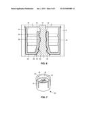 SCREW-BASED DISPENSER HAVING LOCKING ELEVATOR AND ELEVATOR RETENTION     MECHANISM diagram and image