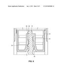 SCREW-BASED DISPENSER HAVING LOCKING ELEVATOR AND ELEVATOR RETENTION     MECHANISM diagram and image