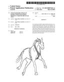 Strap system for annimals to enable positioning of pouch holding cooling     or warming medium in a targeted area of the chest diagram and image