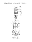 Modularized components assembled fluid dispensing nozzle diagram and image