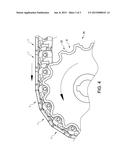 CONVEYOR CHAIN LINK, CONVEYOR CHAIN, DRIVE WHEEL FOR A CONVEYOR CHAIN AND     A SYSTEM COMPRISING SUCH A DRIVE WHEEL diagram and image