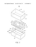 SUPPORT AND PACKAGING BOX FOR ELECTRONIC DEVICE diagram and image