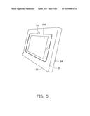 SUPPORT AND PACKAGING BOX FOR ELECTRONIC DEVICE diagram and image