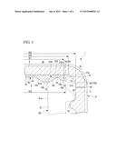 SYNTHETIC RESIN CAP, SYNTHETIC RESIN CAP LINER, CLOSING DEVICE, AND     BEVERAGE-CONTAINED CLOSING DEVICE diagram and image