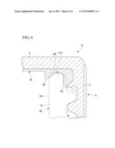 SYNTHETIC RESIN CAP, SYNTHETIC RESIN CAP LINER, CLOSING DEVICE, AND     BEVERAGE-CONTAINED CLOSING DEVICE diagram and image