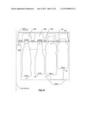 Interchangeable and changeable slider blade dispensing apparatus with     adjustable saw tooth trough tray diagram and image