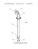 Refillable Lotion Back Applicator diagram and image